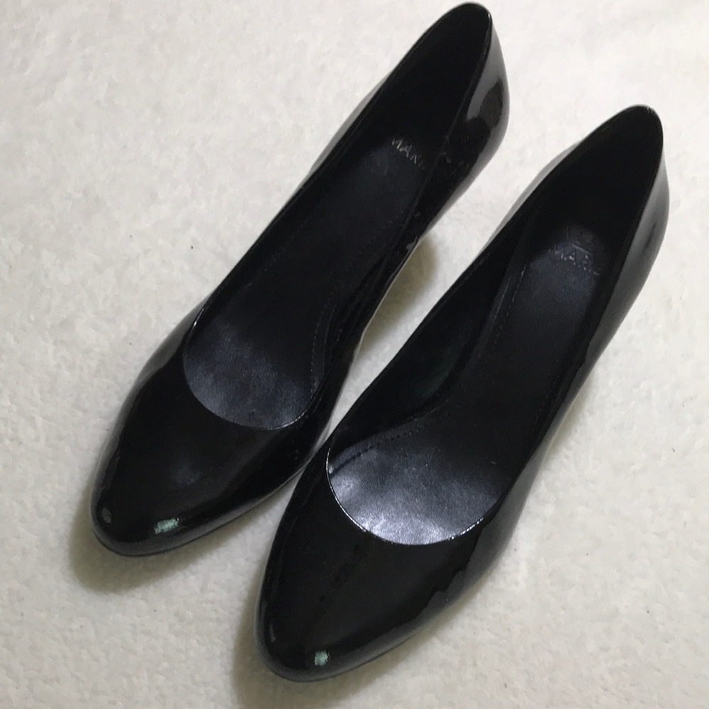 | EUC Alex Marie Black Patent Leather High Heel Shoes…9.5